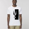 Camiseta orgánica blanca chico dualidad zurikato front