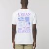 Camiseta orgánica blanca chico rapsodia urbana de espalda