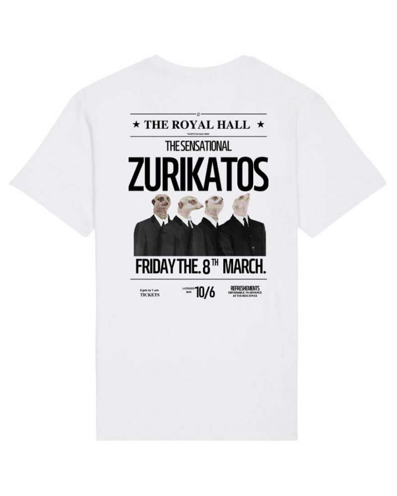 Camiseta orgánica the sensational zurikatos back