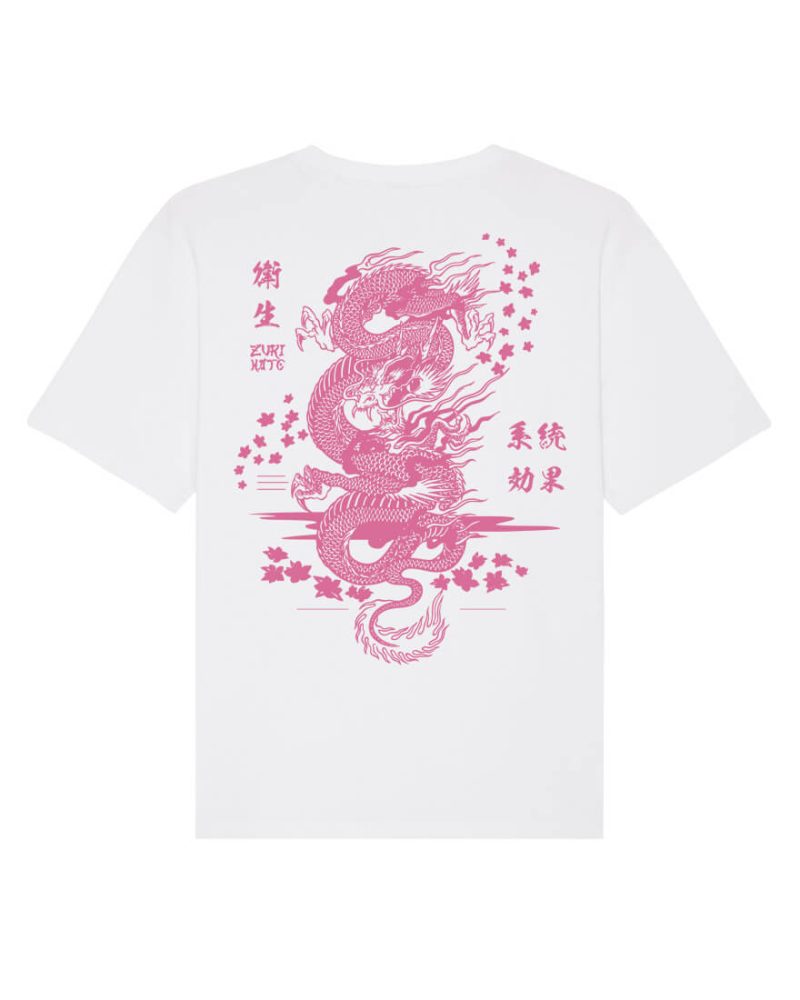 Camiseta vegana la paz del dragon es el equilibrio